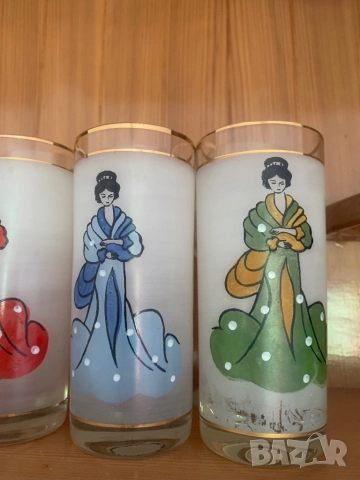 Стъклени чаши за безалкохолно* от Соца