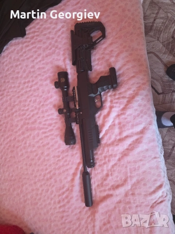 Въздушна пушка кал. 5,5 mm Puncher PCP NP01 Synthetic „Kral Arms“ , снимка 4 - Въздушно оръжие - 54282662