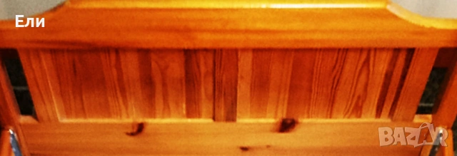 Спалня.Масив.Дърво.114/190см,в много добър вид., снимка 2 - Спални и легла - 53719321