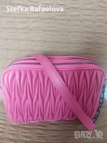 Розова чанта, снимка 1 - Чанти - 46020128