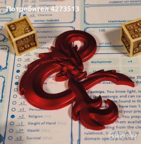 Медальон FaNaTtik Games: Dungeons & Dragons -Ampersand Limited Edition, снимка 5 - Аксесоари - 50706784