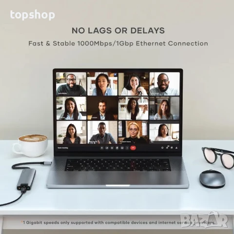 НОВ Satechi 7 в 1 USB C Hub Многопортов ХЪБ / адаптер с 4K HDMI, 100W PD зареждане, 2X USB-A порта.., снимка 3 - Кабели и адаптери - 50494845