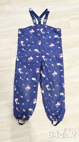 Гащеризон за дъжд и сняг 7-8 години, снимка 2 - Детски панталони и дънки - 52532308