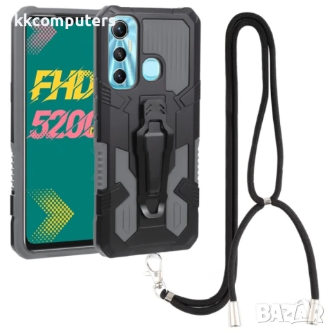 Infinix Hot 11 Удароустойчив Ring Holder Калъф и Протектор, снимка 5 - Калъфи, кейсове - 51273974