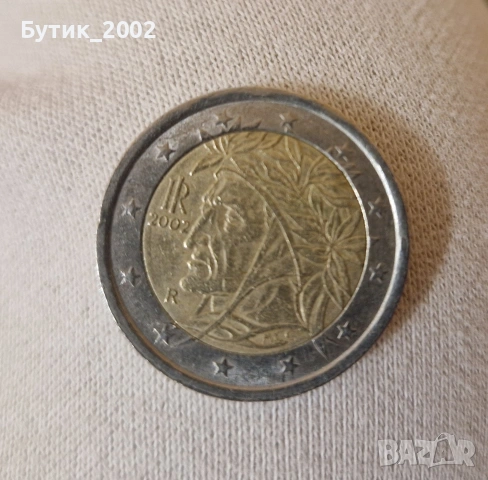 Монета Италия 2002