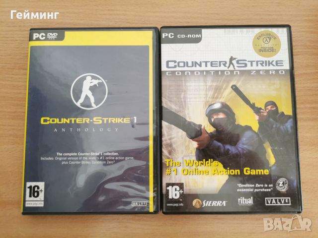 Counter-Strike 1 - Anthology, Counter-Strike Condition Zero - PC игри, снимка 1 - Игри за PC - 46262208