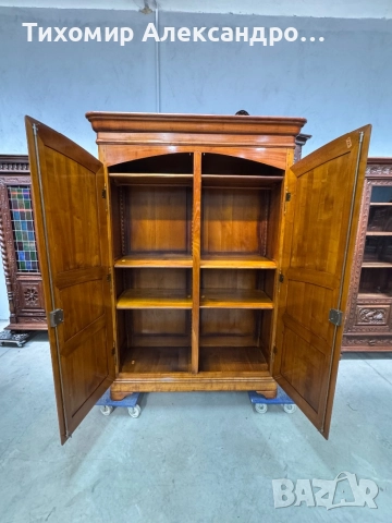Двукрилен гардероб от дъбов масив, снимка 8 - Гардероби - 52983557