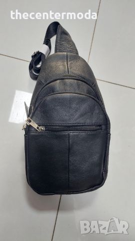 Мъжка чанта естествена кожа, снимка 1 - Чанти - 45781020