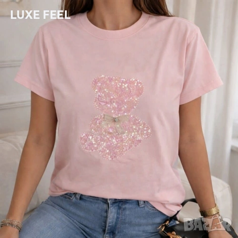 ✨Памучни Тениски с Мече 