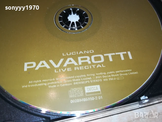 LUCIANO PAVAROTTI CD 2905250336, снимка 10 - CD дискове - 50465254