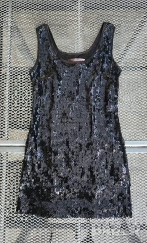 Дамска рокля с паети Vera Lucci размер М, снимка 14 - Рокли - 52860570