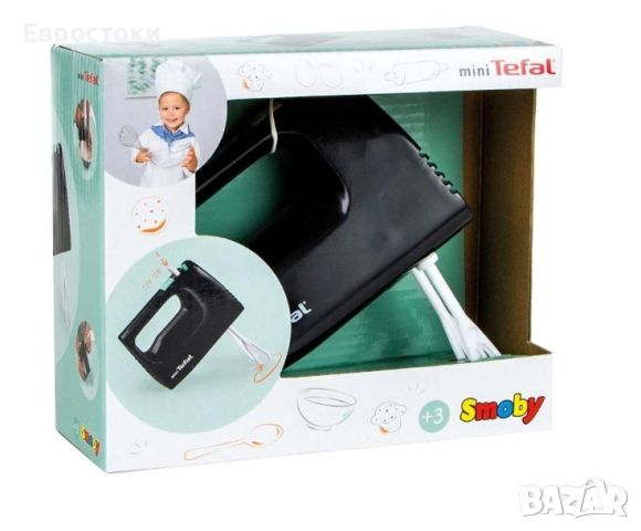 Комплект детски играчки Smoby - тостер и миксер Tefal, снимка 2 - Образователни игри - 45887866