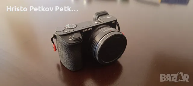 Фотоапарат Sony a6500 + адаптер Commlite Auto Focus Adapter EF-NEX, снимка 1 - Фотоапарати - 49400180