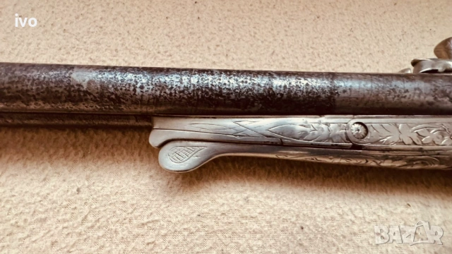 Стара щифтова Френска пушка, снимка 2 - Колекции - 53649901