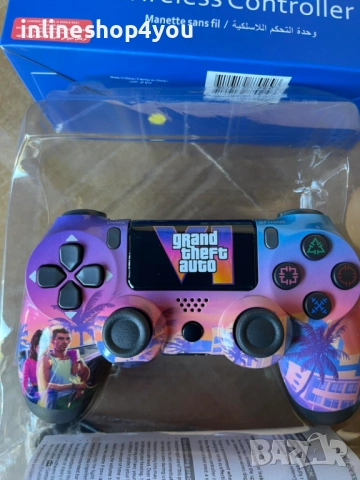 Безжичен джойстик за PS4 GTA VI и FC 2025