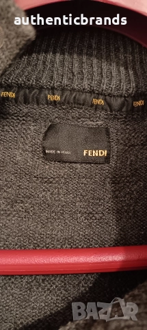 Мъжки пуловер Fendi винтидж оригинал, снимка 6 - Пуловери - 52925547