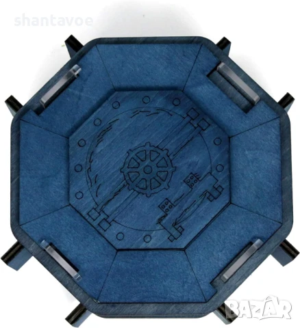 Ескейп кутия дървен пъзел с механизми за отваряне - Затвор, снимка 3 - Игри и пъзели - 51106089