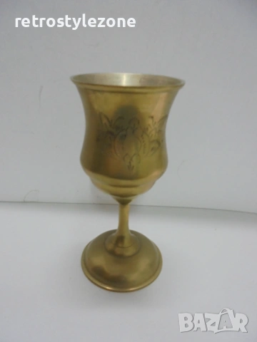 № 8462 Стара месингова ритуална чаша  