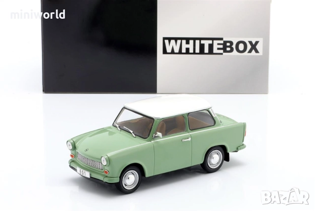 TRABANT 601 1965 - мащаб 1:24 на WhiteBox моделът е нов в кутия, снимка 4 - Колекции - 52247094