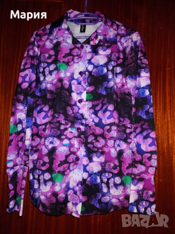 Дамска риза в лилави нюанси