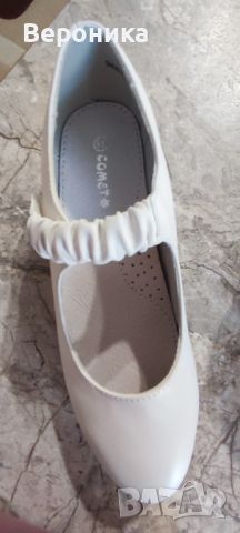 Детски обувки за момичета в бял цвят - размер 35. Нови!, снимка 3 - Детски обувки - 45682049