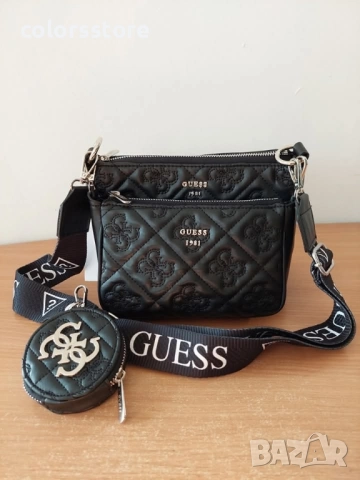Черна чанта Guess/SG80p, снимка 2 - Чанти - 51741452