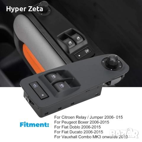 Бутон ел стъкла Peugeot Boxer Citroen Jumper Ducato 2006-2015 17.60 лв. / 9 €, снимка 3 - Части - 54154861