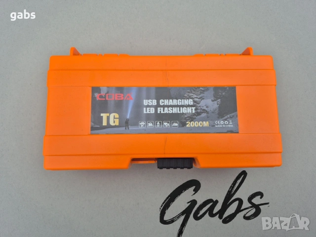 Мощен LASER LED фенер COBA CB-X53,2000м в пластмасова кутия, снимка 10 - Къмпинг осветление - 52479922