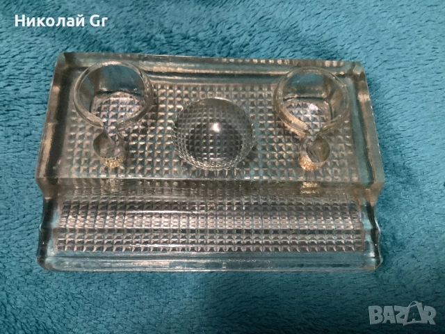 Мастилница стъкло отличен състояние 