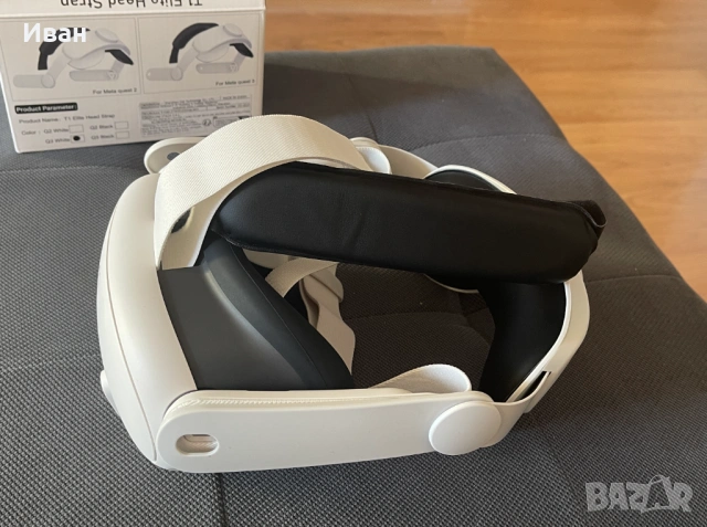 Продавам T1 Elite headstrap за Meta Quest 3 – чисто нов., снимка 5 - Други игри и конзоли - 54043675