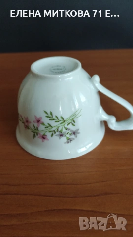 Бароков сервиз за чай на "Изида" декор "Розова незабравка", снимка 14 - Сервизи - 53759963