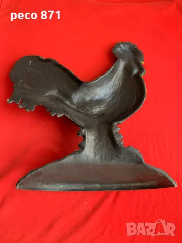 Стар чугунен петел, снимка 7 - Статуетки - 49617267