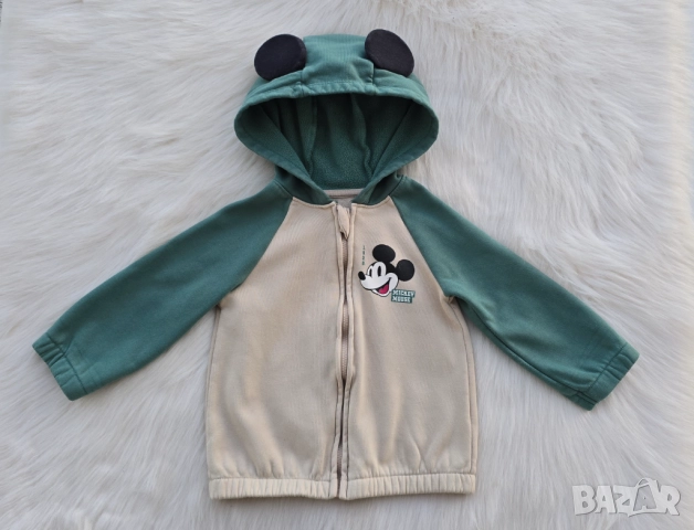 Детски суичър Мики Маус 18-24 месеца , снимка 8 - Бебешки блузки - 52796529
