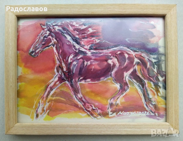 ''Конче'' 3 / картина, оригинал /, снимка 7 - Картини - 54115861