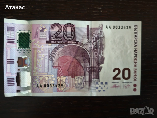 Юбилейни банкноти от 20 лева 