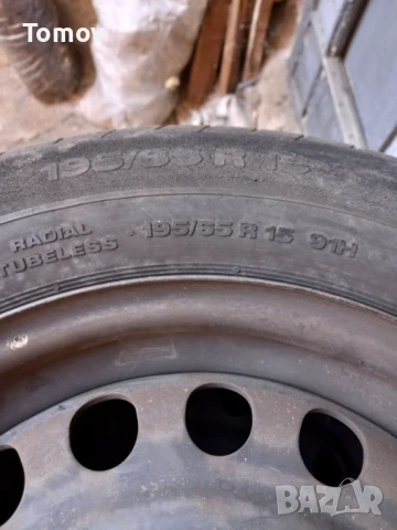 Оригинални джанти за Mercedes 15" със стари летни гуми Continental, снимка 4 - Гуми и джанти - 51402016