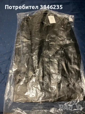 Calvin Klein leather coat, снимка 2 - Якета - 47076674