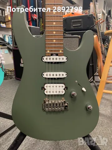 Harley Benton Fusion iii, olive matte finish, снимка 1 - Китари - 48850781