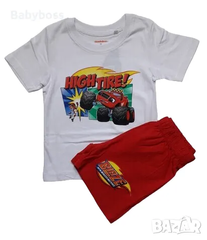 Лятна пижама за момче с Пламъчко, снимка 1
