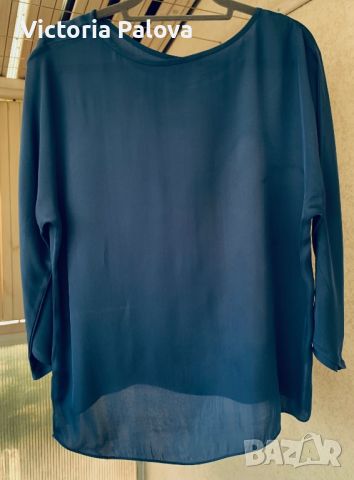 REPEAT Швейцария  скъпа блуза коприна и вискоза, снимка 7 - Блузи с дълъг ръкав и пуловери - 46310593