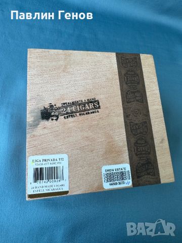 Дървена колекционерска кутия за пури Drew Estate Liga Privada T52 Robusto 5 x 54, снимка 5 - Други ценни предмети - 45945855