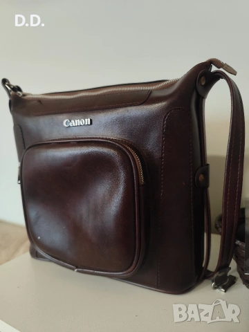 Кожена чанта Canon, снимка 2 - Чанти, стативи, аксесоари - 53980216