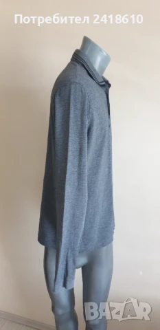 Hugo Boss Pique Pima Cotton Regular Fit Mens Size 50 /L ОРИГИНАЛ Мъжка блуза!, снимка 3 - Блузи - 51369443