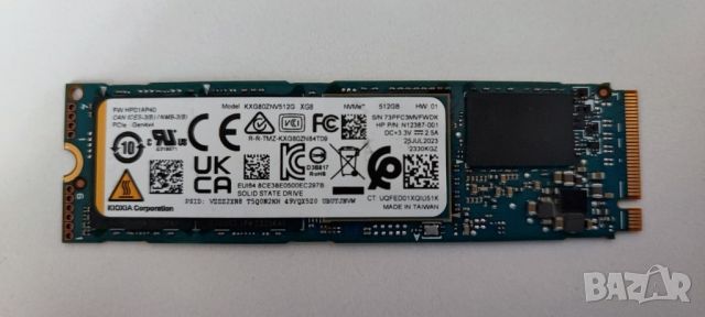 Продавам Нов Мега Бърз SSD/nVME Хард Диск Kioxia 512Gb KXG80ZNV512G 7000/5000Mb/s, снимка 1 - Твърди дискове - 45380849