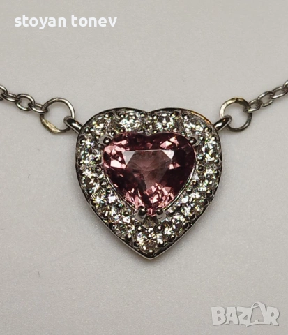 „Магично сърце“ – Ръчно изработено бижу с истинска магия в центъра!, снимка 5 - Колиета, медальони, синджири - 53775686