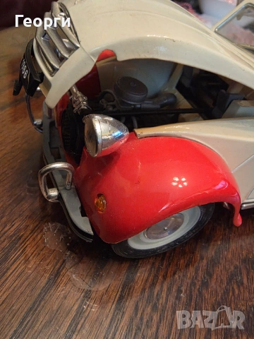 Citroen 2CV Dolly Orange and White by SOLIDO at 1/17, снимка 4 - Колекции - 53690298