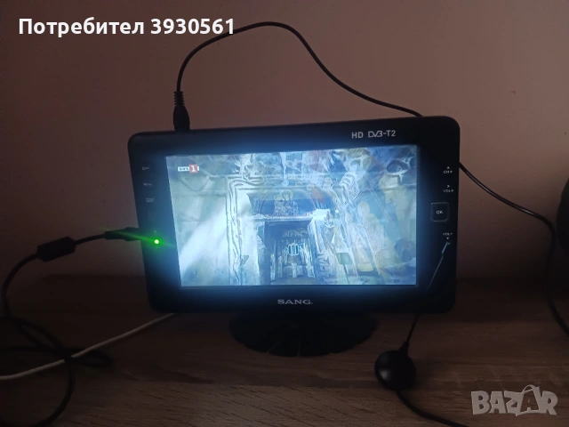 ТВ,Tv на 12 волта 9 инча с цифров тунер