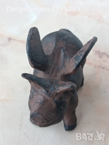 Чугунена фигура - прасе, снимка 3 - Колекции - 51945037