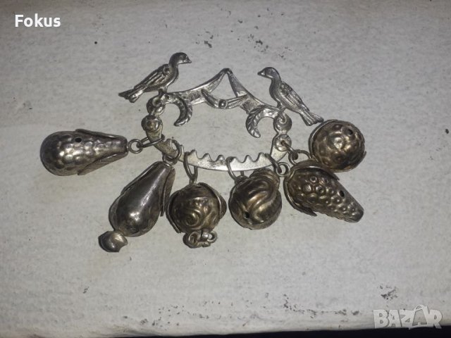 Брошка - накит с пиленца, снимка 4 - Антикварни и старинни предмети - 46144848