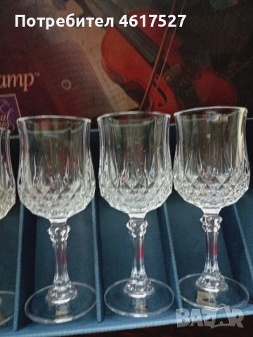 Френски кристални чаши, снимка 10 - Чаши - 51993432